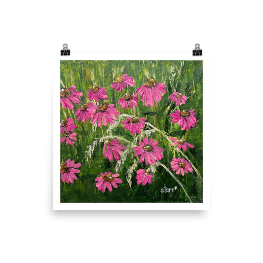 Garden of Pink - Enhanced Matte Poster