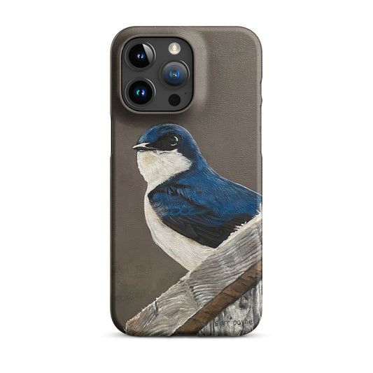 Blue Soliloquy iPhone Case (Snap)